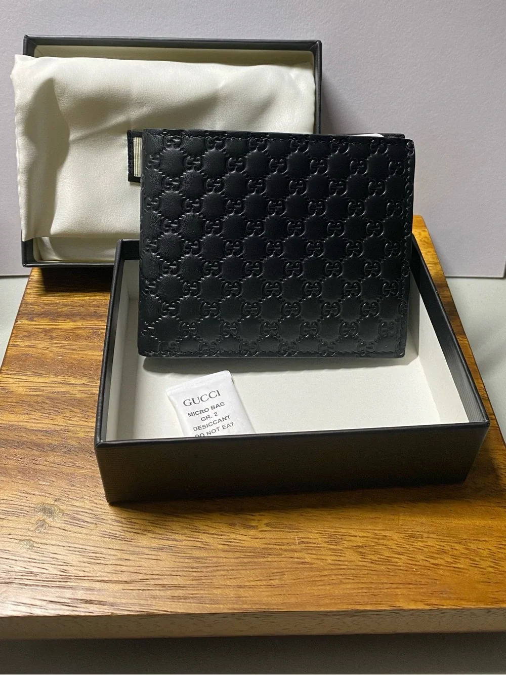 Gucci Black & White Branded Display Frame